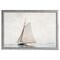 12" x 16" Sailing Excursion Framed Wall Art, Contemporary Coastal Home Décor, Glass Facing and Hanging Hardware Included